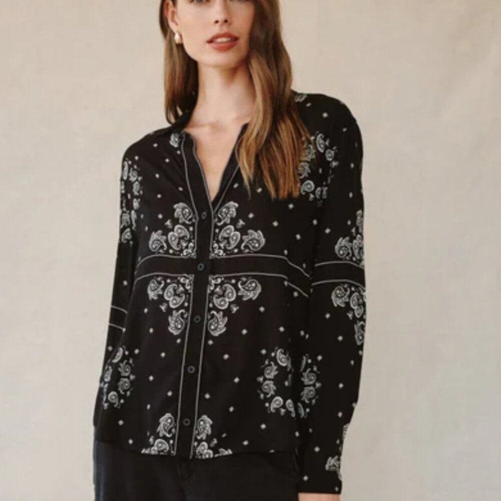 Bella Dahl Bandana Shirt XS